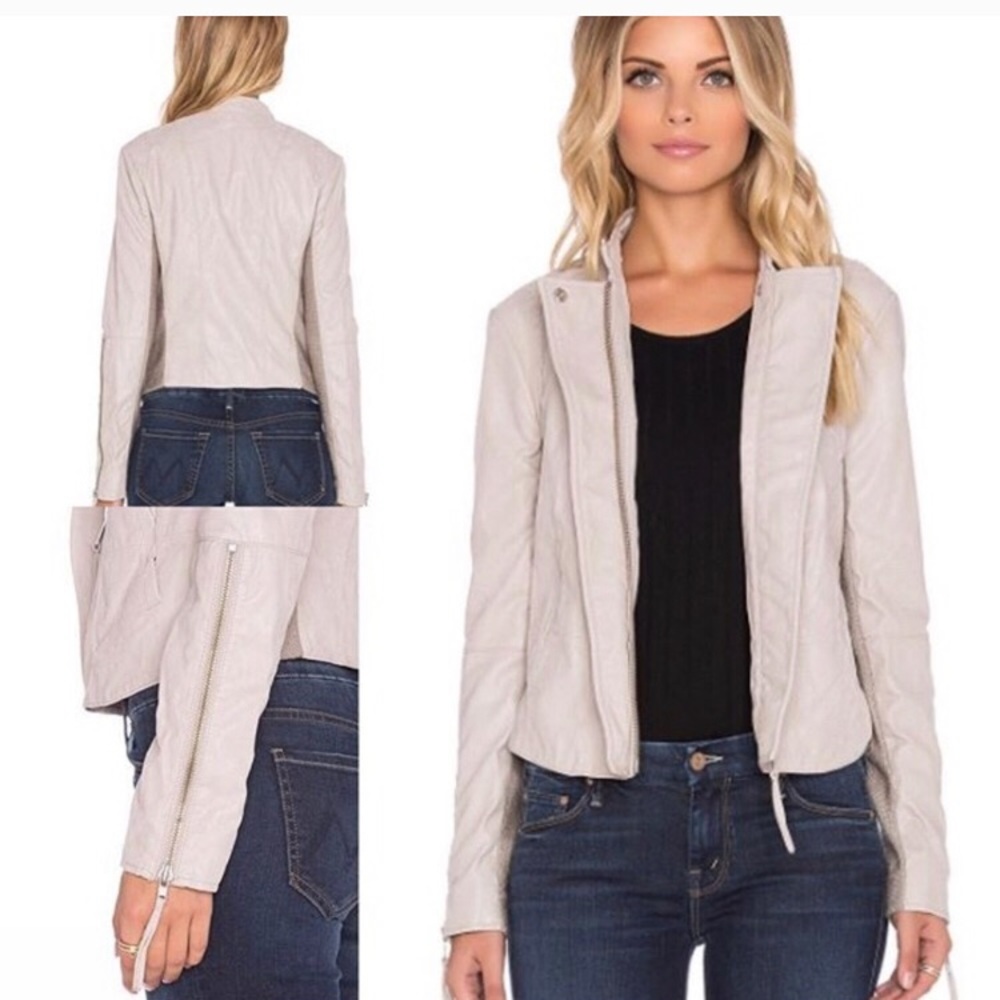 Free people vegan leather jacket